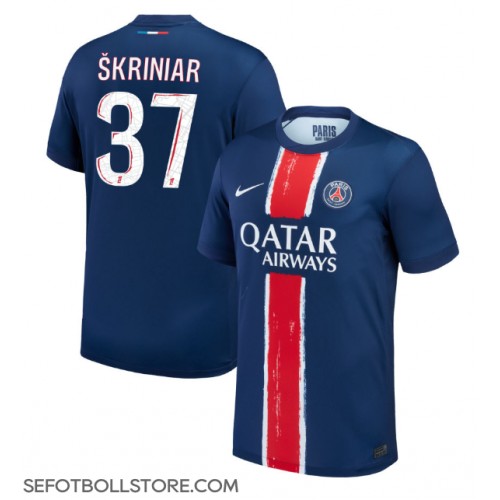 Paris Saint-Germain Milan Skriniar #37 Replika Hemmatröja 2024-25 Kortärmad